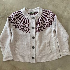 Grey button down sweater/jacket